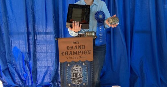 Austin County Fair Grand Champion Turkey Hen