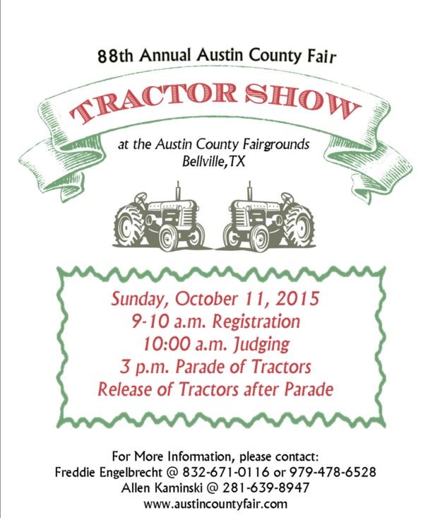 Austin County Fair & PRCA Rodeo Tractor Show