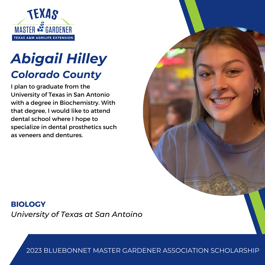 Abigail Hilley – 2023 BMGA Scholarship Recipient