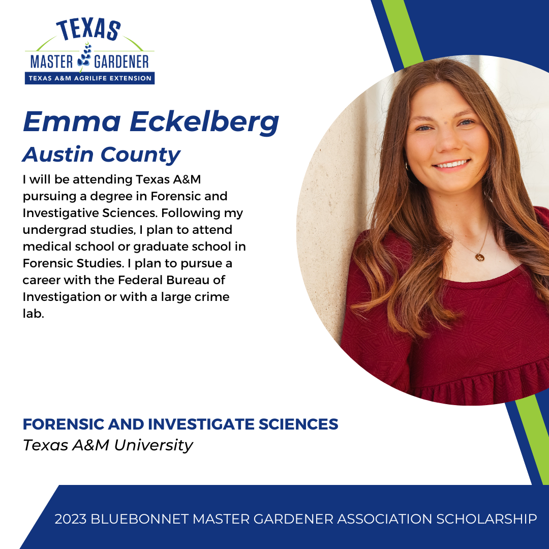 Emma Eckelberg – 2023 BMGA Scholarship Recipient